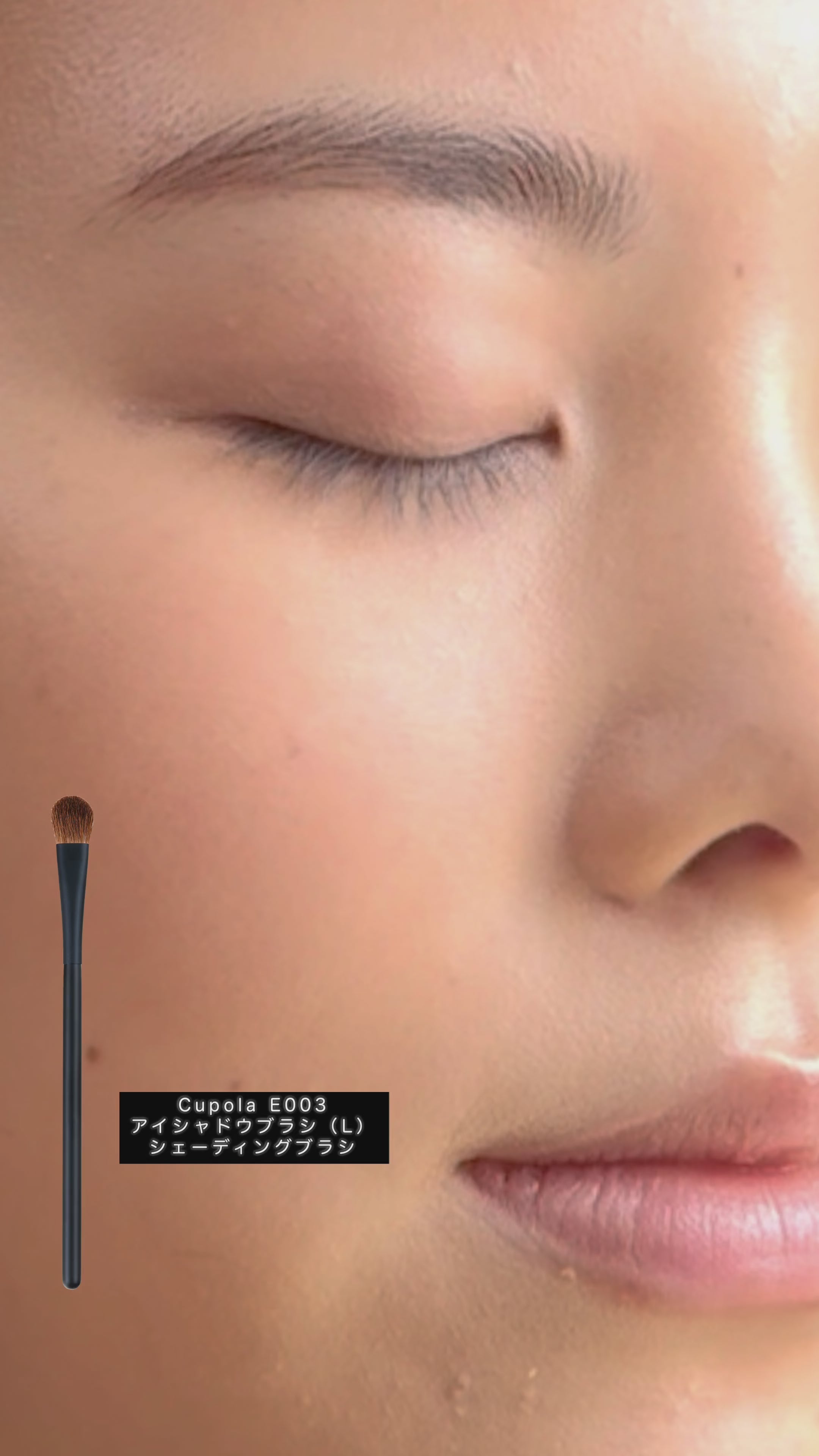 熊野筆メイクブラシ【EYESHADOW BRUSH(L) / アイシャドウブラシ(L
